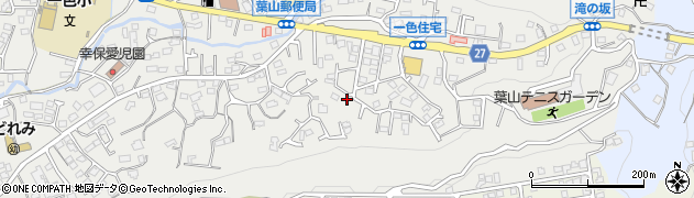 神奈川県三浦郡葉山町一色664周辺の地図