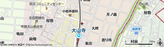 愛知県岩倉市曽野町（大畔）周辺の地図