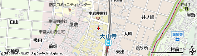 愛知県岩倉市大山寺本町周辺の地図