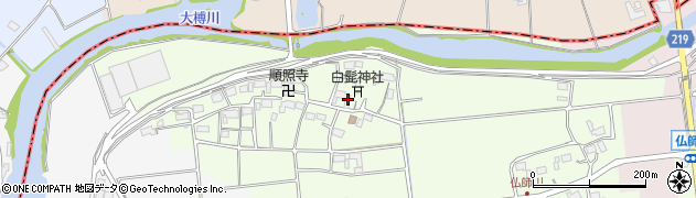 岐阜県海津市平田町仏師川53周辺の地図