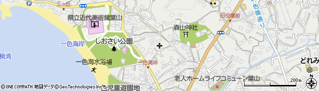 神奈川県三浦郡葉山町一色2172周辺の地図