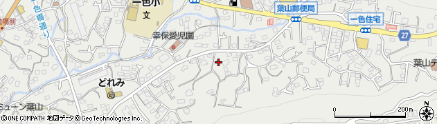 神奈川県三浦郡葉山町一色822周辺の地図