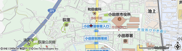 神奈川県小田原市荻窪582周辺の地図