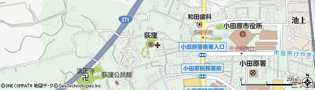 神奈川県小田原市荻窪542周辺の地図