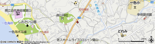 神奈川県三浦郡葉山町一色1821-1周辺の地図