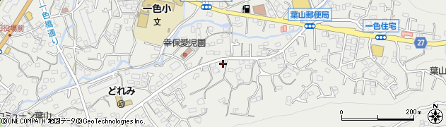 神奈川県三浦郡葉山町一色857周辺の地図