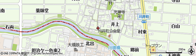 愛知県岩倉市川井町井上1352周辺の地図