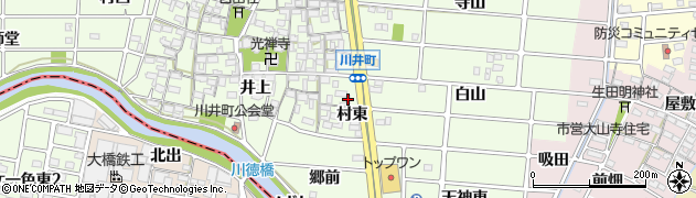 愛知県岩倉市川井町井上657周辺の地図
