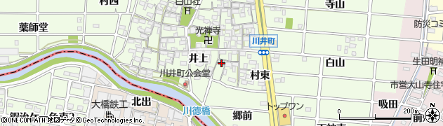 愛知県岩倉市川井町井上1268周辺の地図