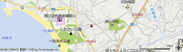 神奈川県三浦郡葉山町一色2173周辺の地図
