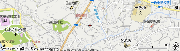 神奈川県三浦郡葉山町一色1800周辺の地図