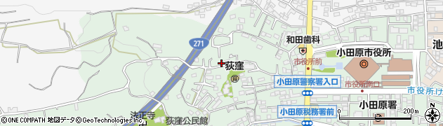 神奈川県小田原市荻窪551周辺の地図