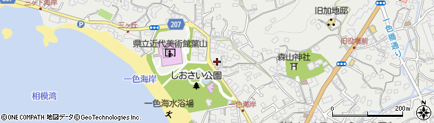 神奈川県三浦郡葉山町一色2202周辺の地図