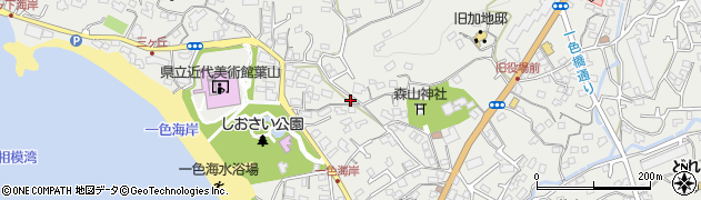 神奈川県三浦郡葉山町一色2176周辺の地図