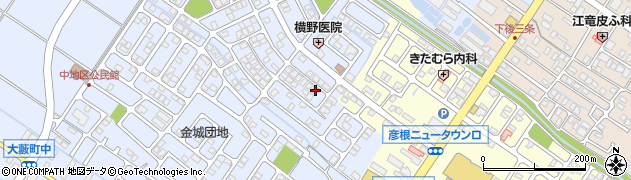 滋賀県彦根市大藪町2021周辺の地図