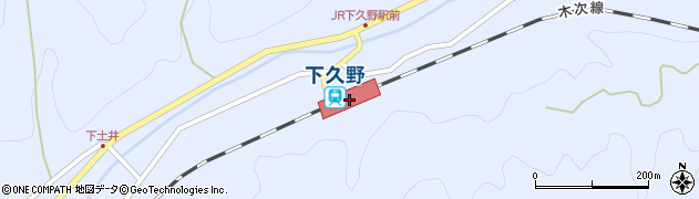 下久野駅周辺の地図