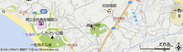 神奈川県三浦郡葉山町一色2162周辺の地図