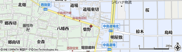 愛知県一宮市萩原町西御堂柴野15周辺の地図