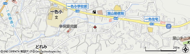 神奈川県三浦郡葉山町一色813周辺の地図