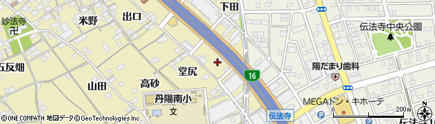 愛知県一宮市丹陽町九日市場下田77周辺の地図
