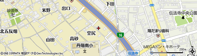 愛知県一宮市丹陽町九日市場下田122周辺の地図