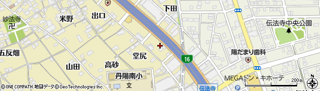 愛知県一宮市丹陽町九日市場下田周辺の地図
