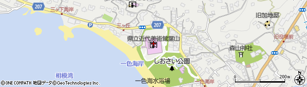 神奈川県三浦郡葉山町一色2208-1周辺の地図