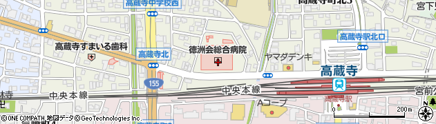 名古屋徳洲会総合病院周辺の地図
