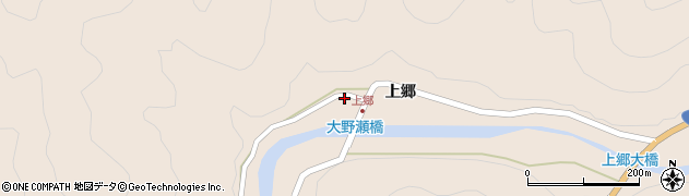 愛知県豊田市大野瀬町上郷周辺の地図