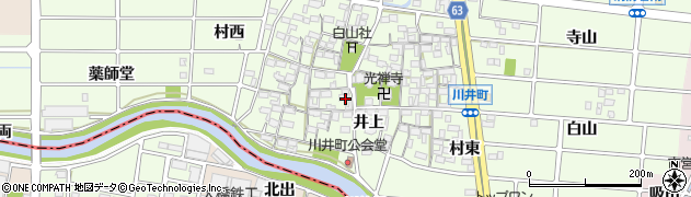 愛知県岩倉市川井町井上1323周辺の地図
