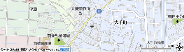 愛知県春日井市大手町1105周辺の地図