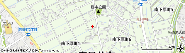 愛知県春日井市南下原町周辺の地図