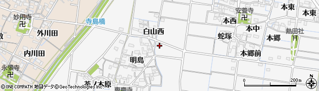 愛知県稲沢市祖父江町山崎明島429周辺の地図