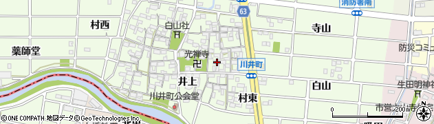 愛知県岩倉市川井町井上1274周辺の地図