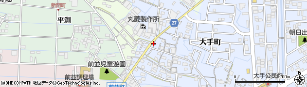 愛知県春日井市大手町1043周辺の地図