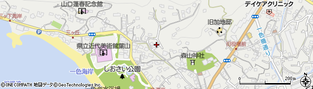 神奈川県三浦郡葉山町一色1677-31周辺の地図