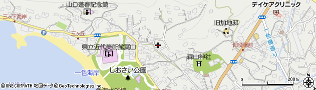 神奈川県三浦郡葉山町一色1677-28周辺の地図