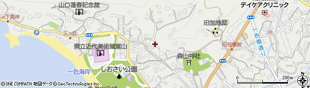 神奈川県三浦郡葉山町一色1677-2周辺の地図