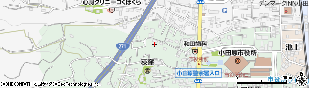 神奈川県小田原市荻窪564周辺の地図
