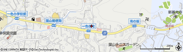 神奈川県三浦郡葉山町一色598周辺の地図