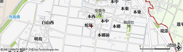 愛知県稲沢市祖父江町山崎蛇塚47周辺の地図