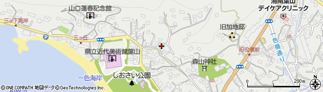 神奈川県三浦郡葉山町一色1677-30周辺の地図