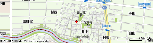 愛知県岩倉市川井町井上1329周辺の地図