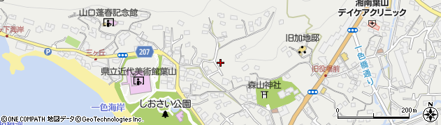 神奈川県三浦郡葉山町一色1677-13周辺の地図