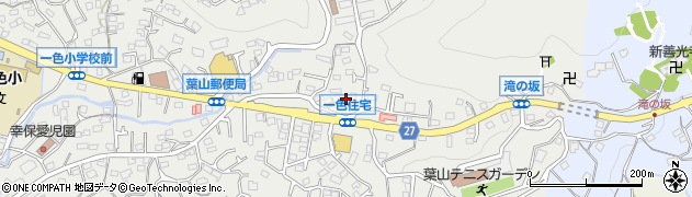 神奈川県三浦郡葉山町一色599周辺の地図