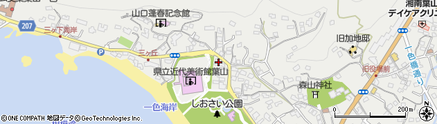 神奈川県三浦郡葉山町一色2208-4周辺の地図