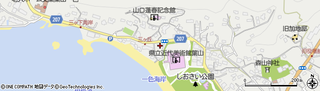 神奈川県三浦郡葉山町一色2255周辺の地図