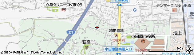 神奈川県小田原市荻窪606周辺の地図