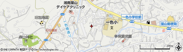 神奈川県三浦郡葉山町一色1168周辺の地図