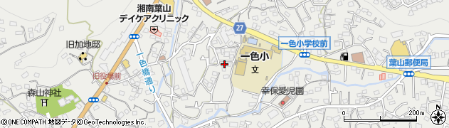 神奈川県三浦郡葉山町一色1104周辺の地図